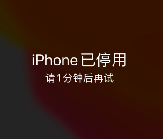 幸福路街道苹果手机维修分享:iPhone 显示“不可用”或“已停用”怎么办？还能保留数据吗？ 