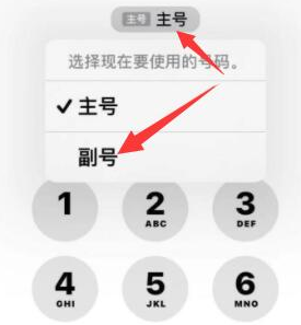 幸福路街道苹果14维修店分享iPhone 14 Pro Max使用副卡打电话的方法 