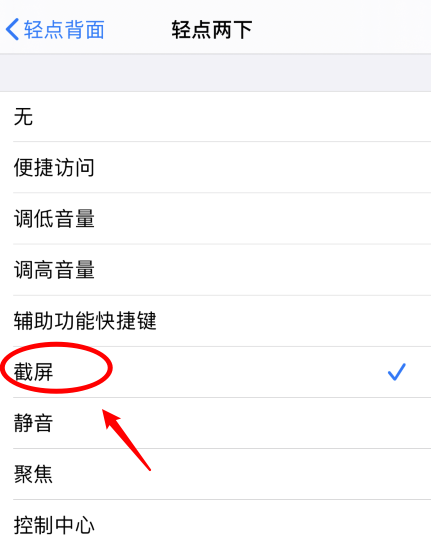 幸福路街道苹果手机维修分享iPhone12如何启用双击截屏 